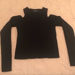 Cold shoulder long sleeve